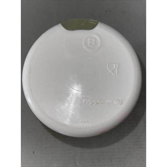 Tupperware One Touch Container •24200-4• With Blue Lid - Picture 5 of 5